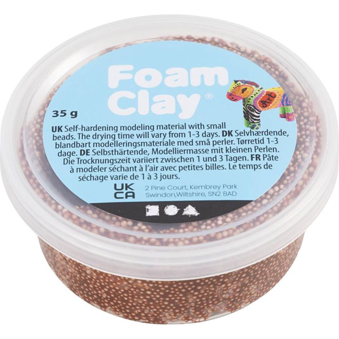 Foam Clay®, brown, 35 g/ 1 tub