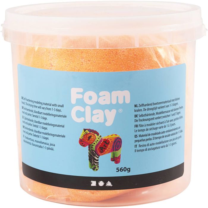 Foam Clay®, orange, 560 g/ 1 bucket