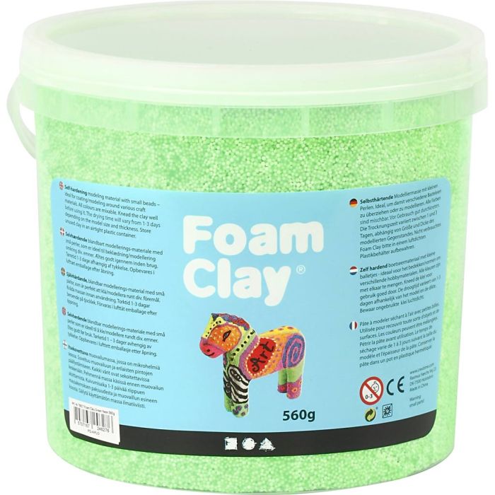 Foam Clay®, green, 560 g/ 1 bucket