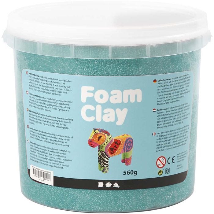 Foam Clay®, dark green, 560g/ 1 bucket