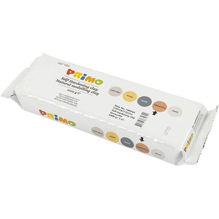 Self-Hardening Clay, terracotta, 1000g/ 1 pack