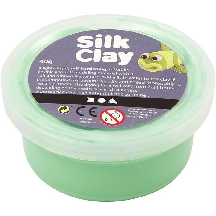 Silk Clay®, light green, 40g/ 1 tub