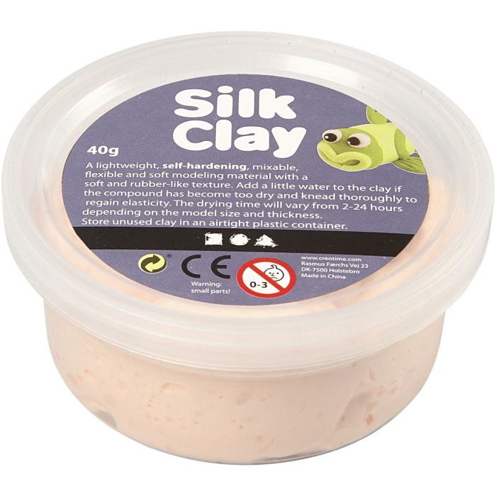 Silk Clay®, light beige, 40 g/ 1 tub