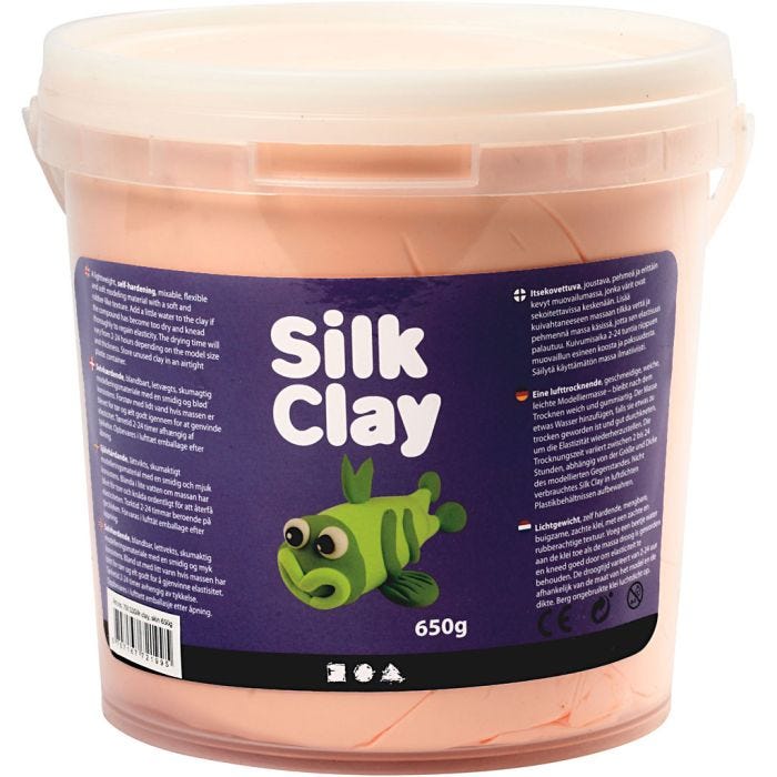 Silk Clay®, light beige, 650g/ 1 bucket