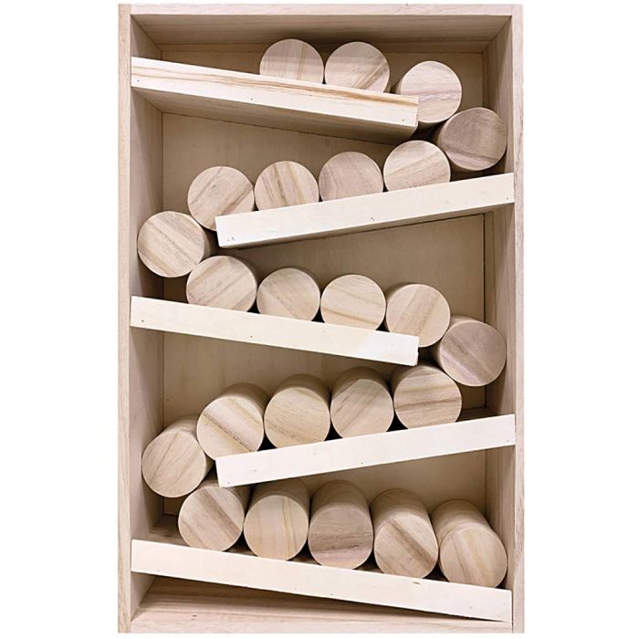 Advent calendar to personalise, size 45,5x29x7,8 cm, 1 pc