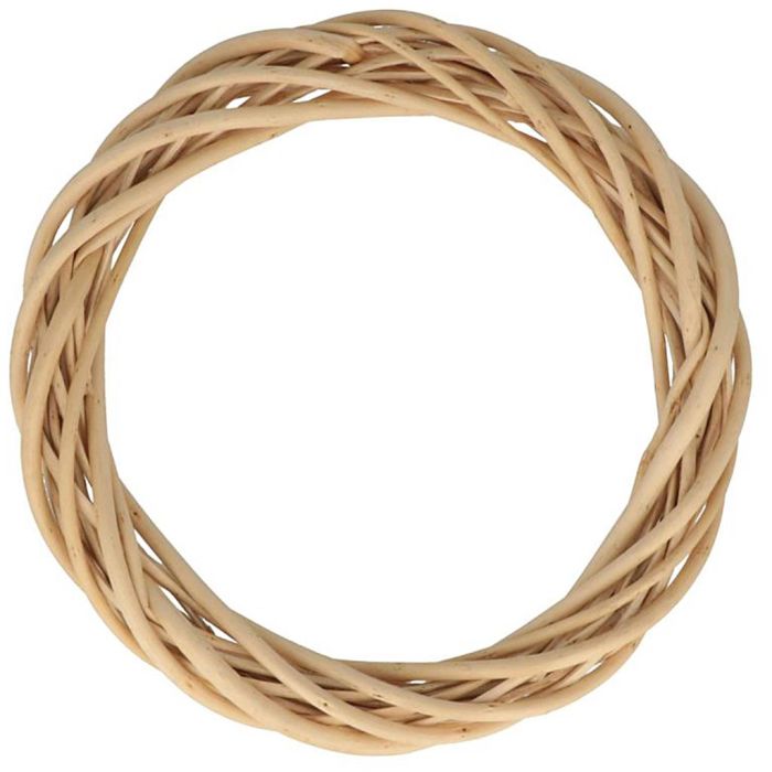 Wicker wreath to decorate, size 25 cm, 1 pc