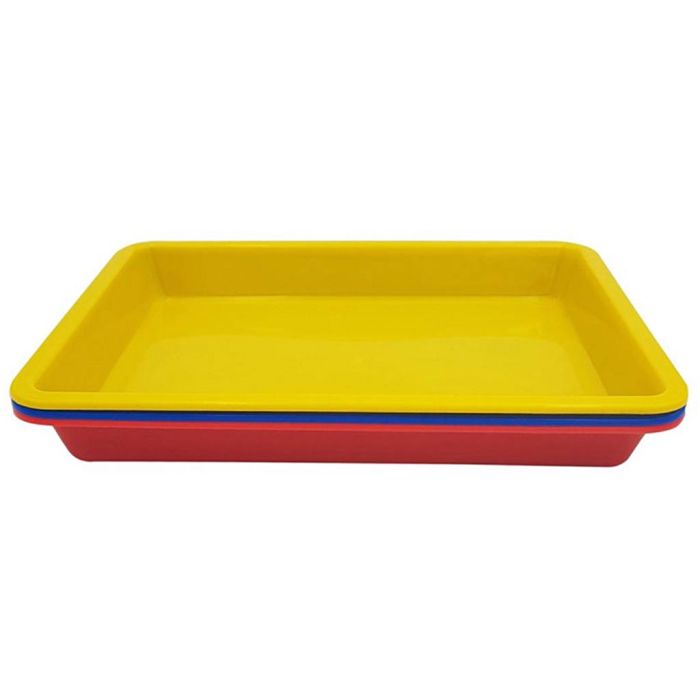 Set of activity trays, size 28x21x3,5 cm, 6 pc/ 1 pack