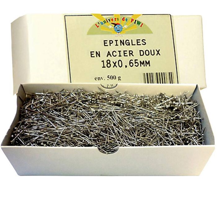 Sequin pin, size 18 mm, 500 g/ 1 pack