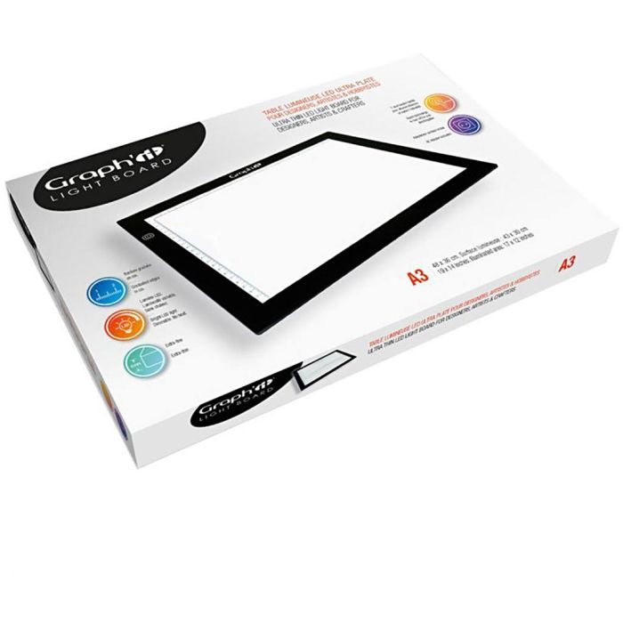 Ultra-flat light board - GRAPH'IT Light board, size 30x43 cm, 1 pc