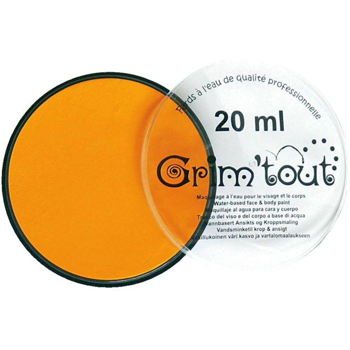 Professional face paint shade, sun yellow, 20 ml/ 1 tub