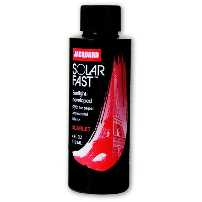 Jacquard Solarfast - Photosensitive dye, scarlet (103), 118 ml/ 1 bottle