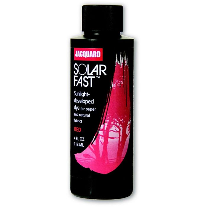 Jacquard Solarfast - Photosensitive dye, red (104), 118 ml/ 1 bottle