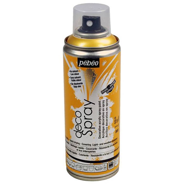 DecoSpray spray paint, gold, 200 ml/ 1 tub