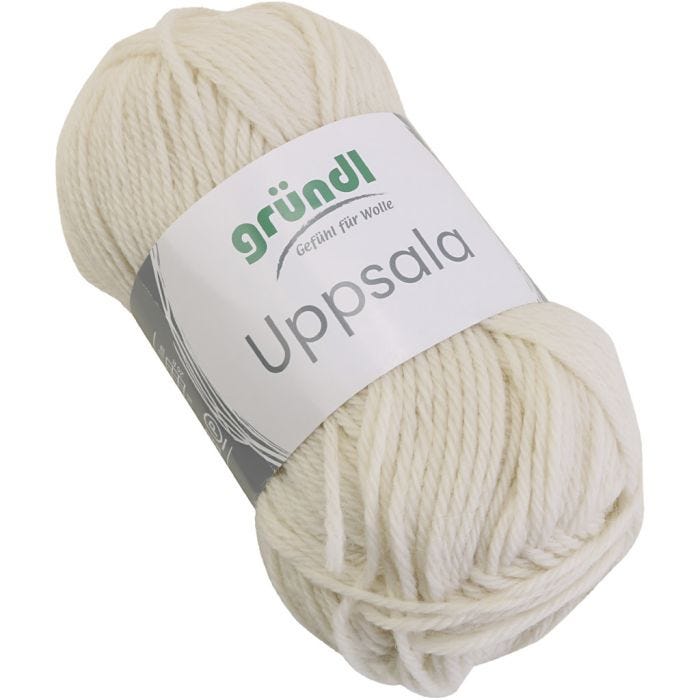 Wool yarn, L: 125 M, 50 g/ 1 pc