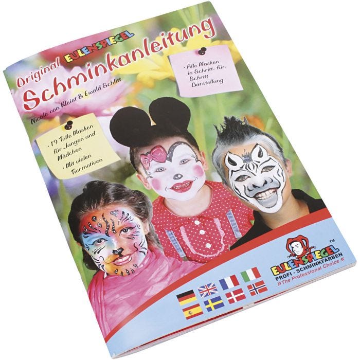 Eulenspiegel Face Painting Booklet, 1 pc