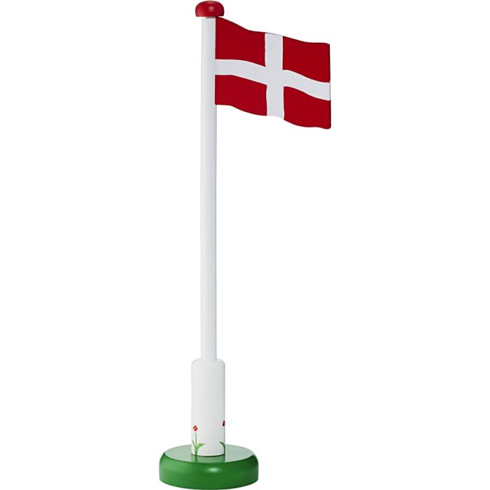 KREA Table Flag, wood, Danish, H: 36 cm, 1 pc, Denmark