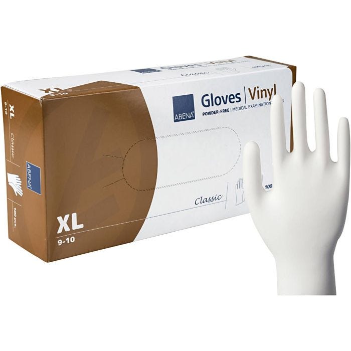 Disposable gloves, size XL, 100 pc/ 1 pack