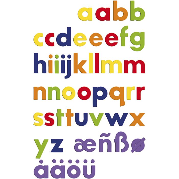 Magnetic letters, 36 pc/ 1 pack