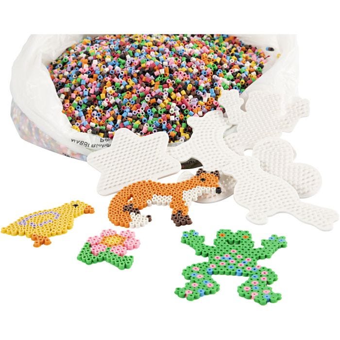 NABBI BioBeads Classroom Set, 5x5 mm, medium, standard colours, 1 set