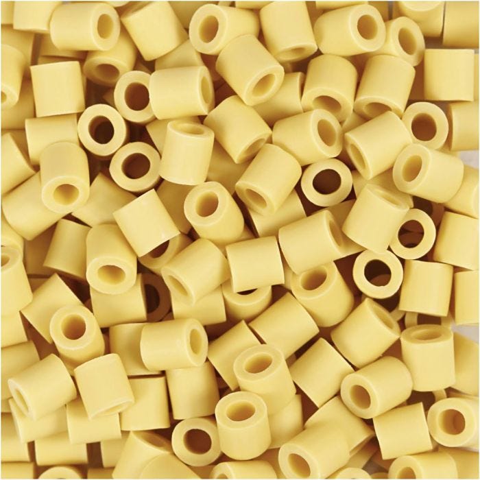 NABBI BioBeads, size 5x5 mm, hole size 2.5 mm, medium, yellow, 1000 pc/ 1 pack