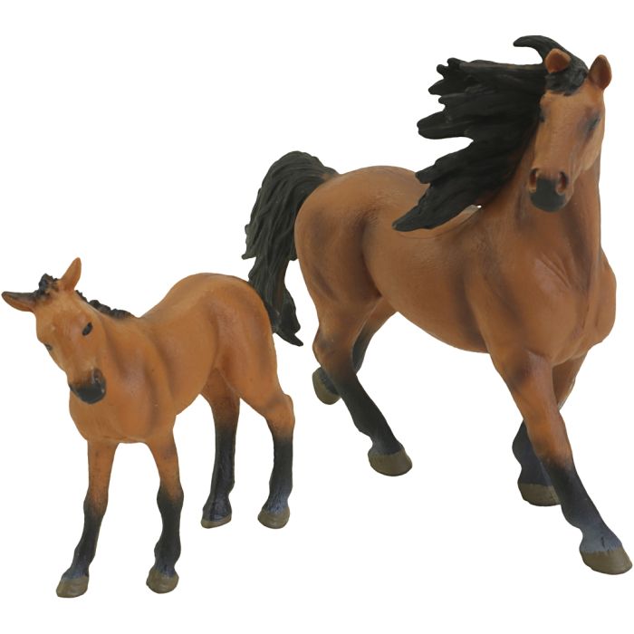 Horse Set, size 8-11 cm, 2 pc/ 1 set