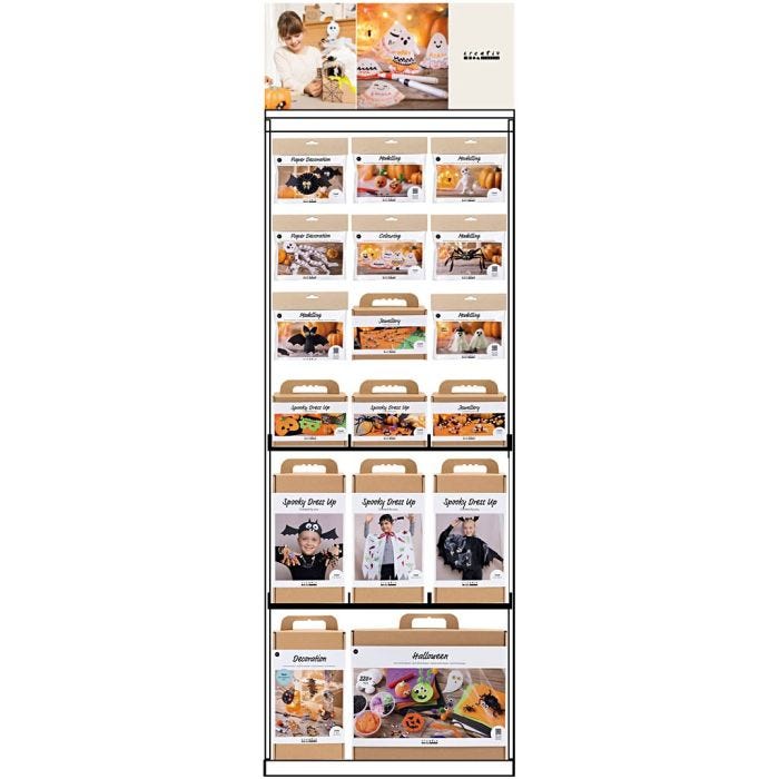 Floor Display, unassembled, Halloween, children, H: 1580 mm, L: 600 mm, W: 400 mm, 100 sales units/ 1 pc