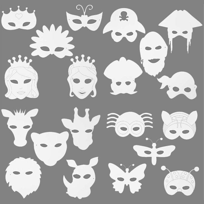 Masks, 64 pc/ 1 pack