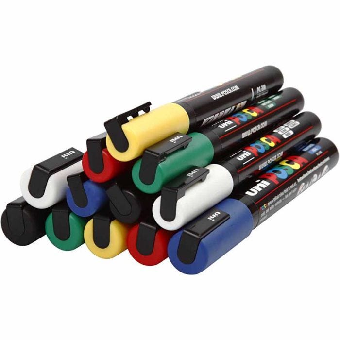 Posca Marker, 12 pc/ 1 pack