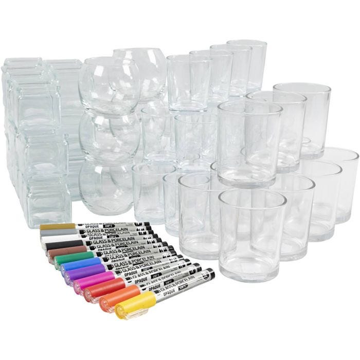 Candle Light Holders, 1 set
