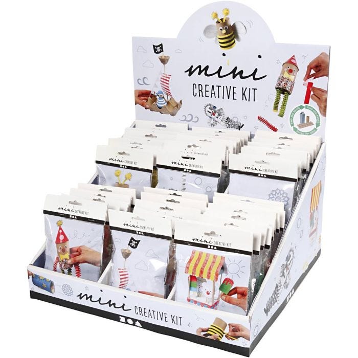 Table display with Mini Craft Kit, 60 set/ 1 pack