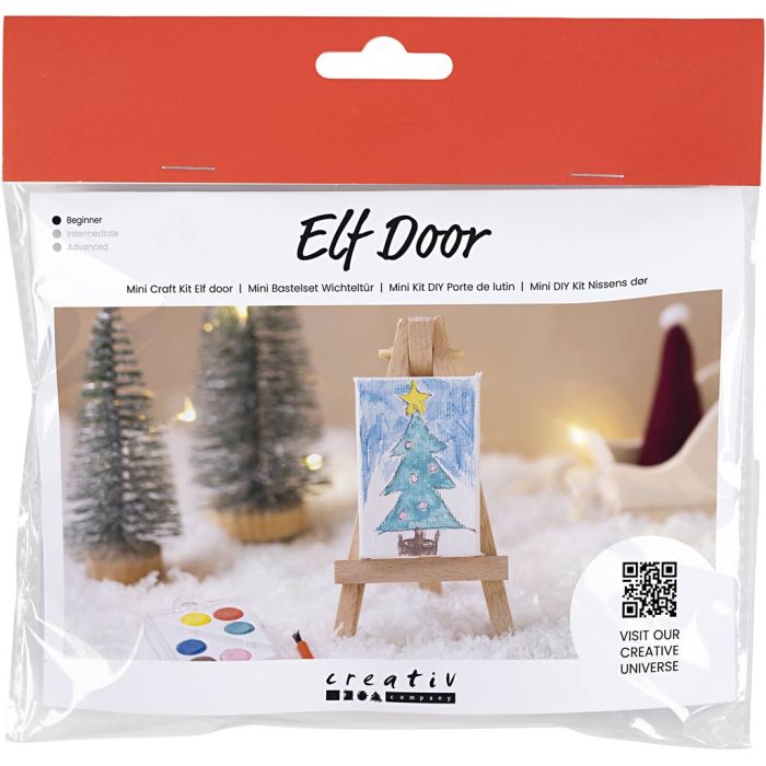 Mini Craft Kit Elf Door, Artist, 1 pack