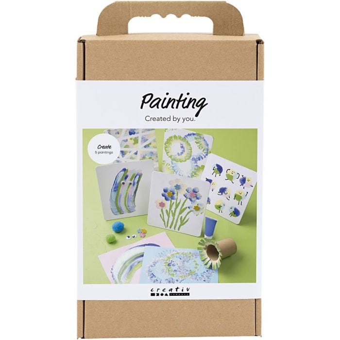 Craft Kit Painting, assorted colours, 1 pack