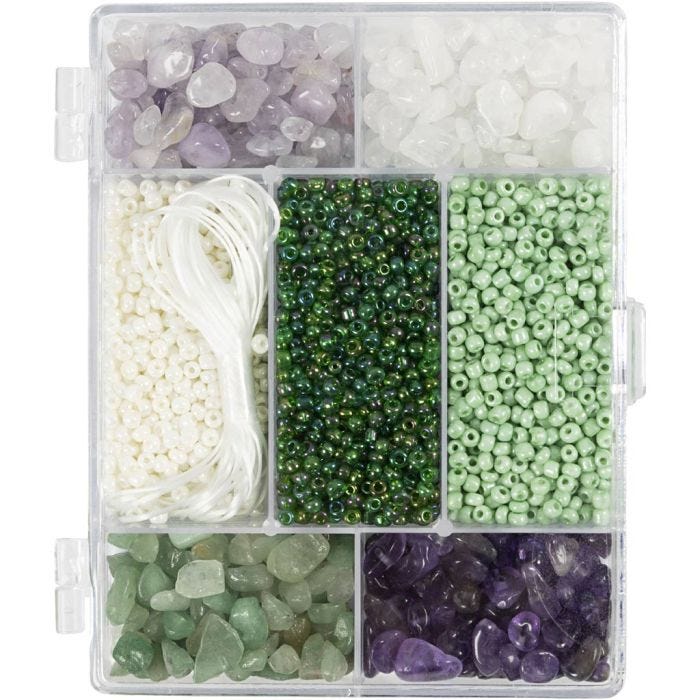 Craft Mix Jewellery, Crystals, size 2,6-10 mm, hole size 0,8-1,2 mm, assorted colours, 1 pack