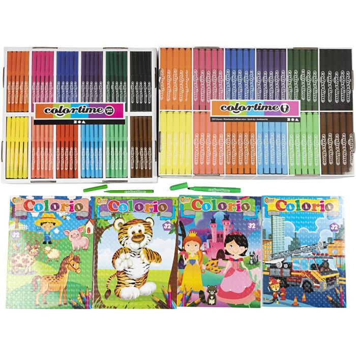 Colouring book set, 1 pack