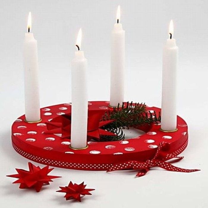 An Advent Candle Holder