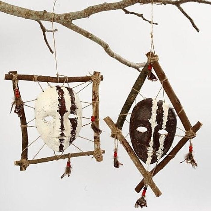 A Framed African Mask