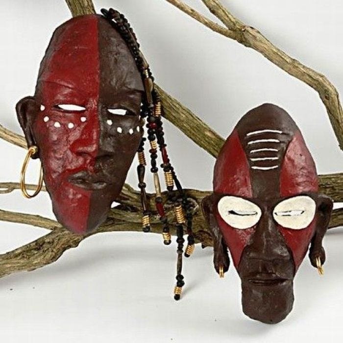 African tribal masks