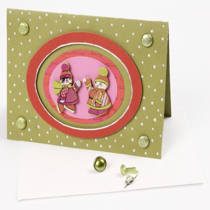 A card decorated with a Pearl Pen