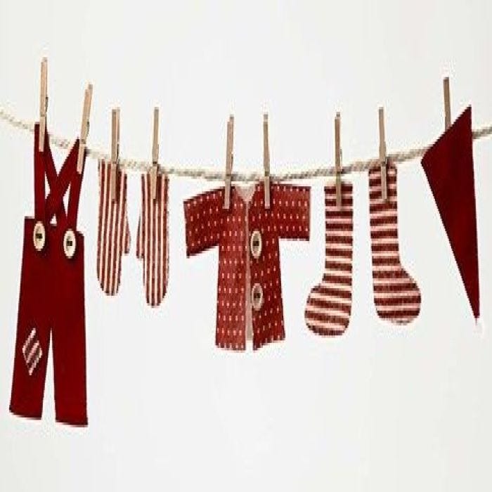 The Elf is doing his Laundry