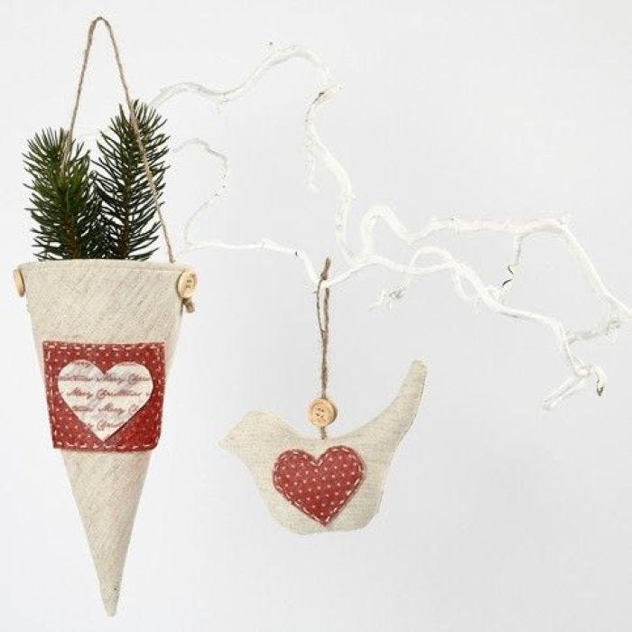 Hanging Fabric Decorations with Design Felt