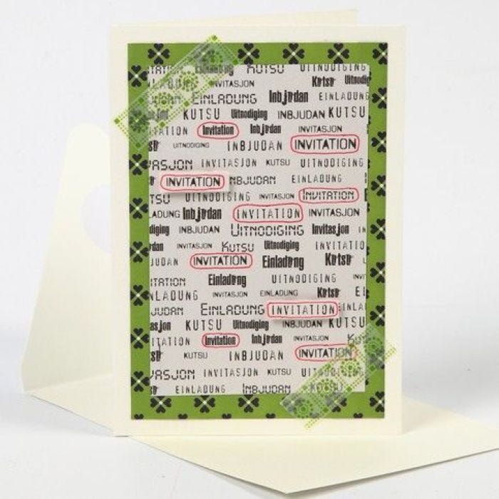 A Special Occasion Card with Text