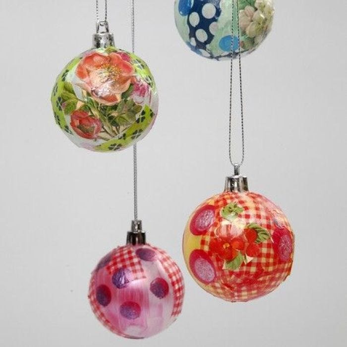 Plastic Christmas Baubles