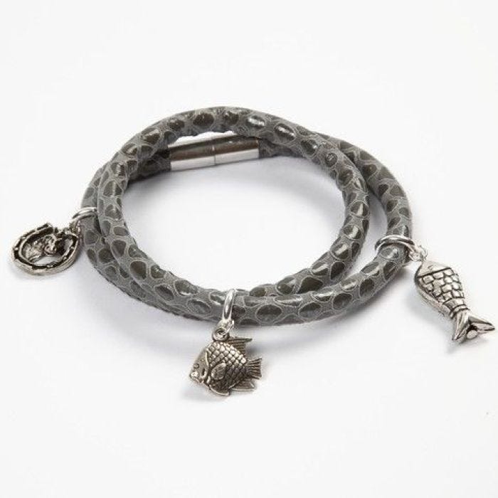 A Bracelet from Snakeskin Cord