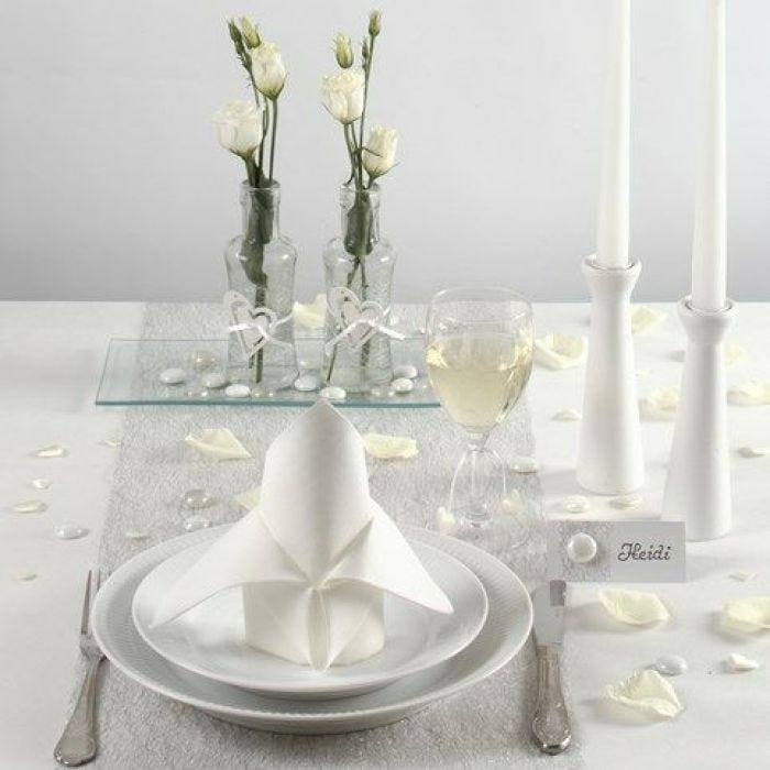 White Table Decorations