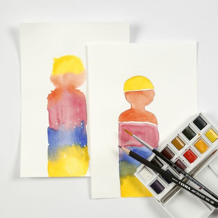 Watercolour Blocks in Practise