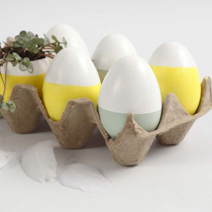 Painted Eggs and Eggs with Planting