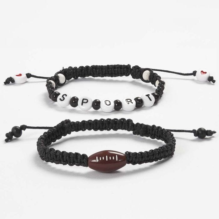 Braided Bracelets with Words and Symbols