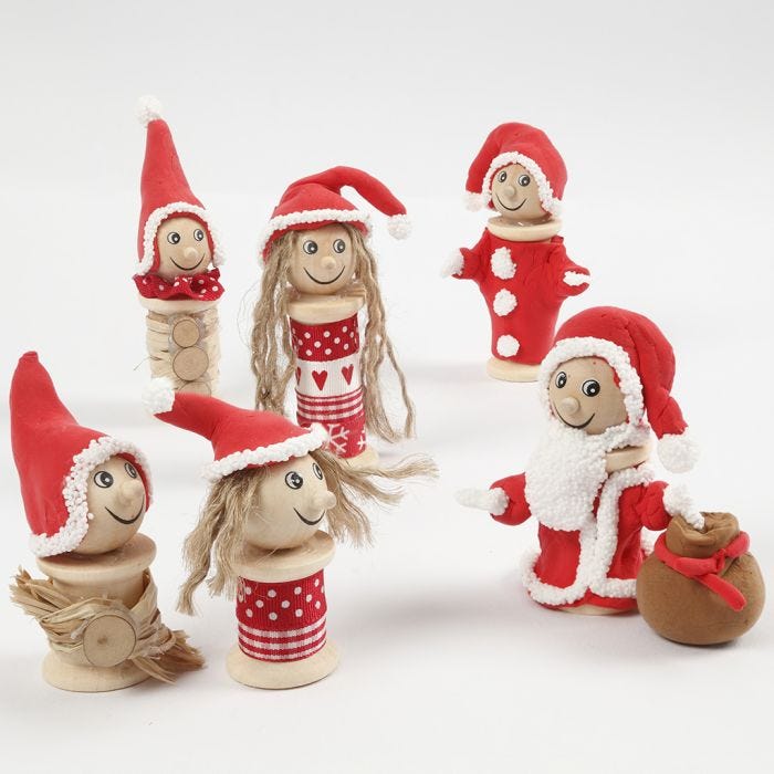 Elves made from Bobbins