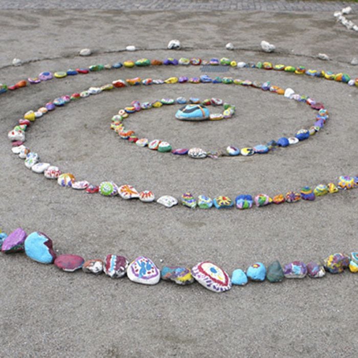 Mandalas in stone circles