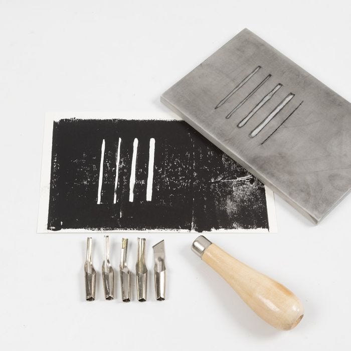 How to cut using linoleum cutting tools